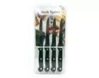 4 Steak Knives Dinner Set Stainless Steel Sharp Serrated Dishwasher Safe Knife