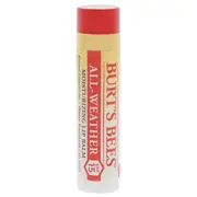 Burt's Bees All-Weather Moisturizing Lip Balm SPF 15 by Burts Bees for Women - 0.15 oz Lip Balm
