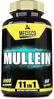 11in1 Mullein Leaf Capsules with Cordyceps Sinensis, Ginkgo Biloba Leaf & More - 60 Capsules