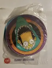 1996 MAGIC MOTION TAZO The Simpsons #141 Bart Simpson NEW SEALED