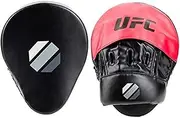 UFC Contender Short Curved Focus Mitts, Unisex-Adult, Red/Black