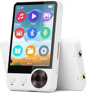 joliker X58 128GB MP3 Player with Bluetooth 5.3, Portable 2.4IN Touch Screen HiFi Digital Audio Music MP3 Player with HD Speaker, Voice Recorder, FM Radio, Support up to 128GB