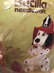 Vintage Bucilla Needlecraft Kit 88891 Spotty Dalmation Fireman