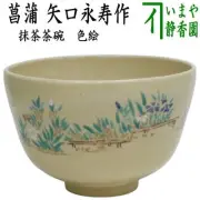 Used Tea Utensils Matcha Tea Bowl Tango Festival Colored Tea Bowl Irises Yaguc