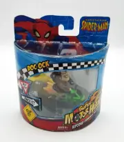 Brand New Super Motor Heroes Doc-Ock Spider Man Ripcord Powered Racing