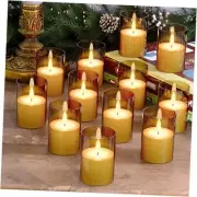 12Pack Flickering Flameless Candles with Timer, LED Candles Battery Powered,