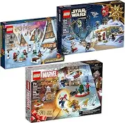 2023 Advent Calendar 3 Box Bundle Set Includes: LEGO Marvel Avengers Advent Calendar 76267, LEGO Star Wars Advent Calendar 75366, LEGO Harry Potter Advent Calendar 76418, Holiday 2023 Kit