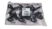 3-PACK Scünci Assorted Styles Claw Clips in Matte Black [3pcs]