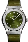 Hublot Classic Fusion Automatic 45mm Titanium Green Dial Men's 511.NX.8970.LR
