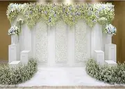 2.1 * 1.5m/ 7 * 5ft Photography Backdrops Wedding Backdrop for Photography P Studio Props for Par Decoration Baby Children Portrait Photos