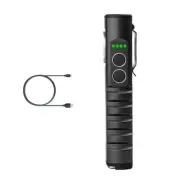 EDC Flashlight with Auto Beam Combo Work Light Rechargeable Stepless7025