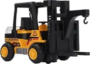 Remote Control Forklift Toys, Engineering Vehicle Fork Truck, Kids Electric Toys with Lighting, Rounded Design, Automatically Turn, Models Toys for Kids