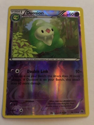 Pokemon Card DUOSION 34/124 Reverse Holo Fates Collide