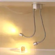 Gooseneck LED Reading Light Wall Lamp Fixture Switch Plug-in Picture Spotlight