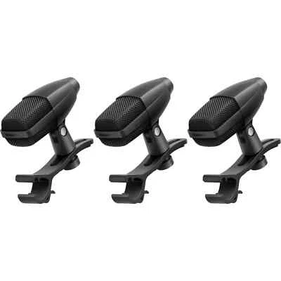 (3 )Sennheiser MD 421 Kompakt with Drum Microphone Clip AUTH DEALER MAKE OFFER!