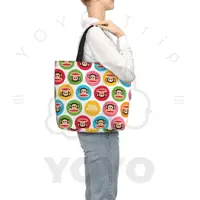 在飛比找蝦皮購物優惠-Paul Frank 單肩包大容量拉鍊購物袋女士手提包