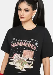 [Daisy Street] Ho Ho Hammered Tyler T-Shirt