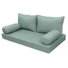 |COVER ONLY| Style 2 Twin Knife Edge Daybed Mattress Bolster Pillow Covers AD002