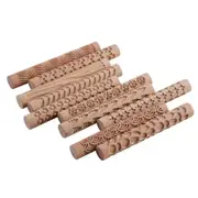 Texture Rolling Pin For Pottery Art And Clay Craft Tool Rolling Pins