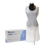 SafeBasics PE Apron Disposable White 50/box (SFB-GGW710024)