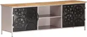 TV Cabinet 120x30x40 cm Rough Mango Wood,TV mounts & TV Units 20.22KG-323737