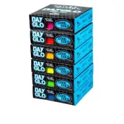 Sticky Bumps Day Glo Cool Water Surf Wax 6 Pack