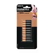 14 Pack Duracell Coppertop AAA 1.5V Alkaline Batteries