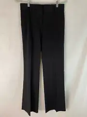 Ann Taylor Pants 4 New $68 Black Rayon Spandex Stretch Blend Zip Front Trousers