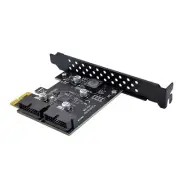 2 Port USB 3.2 19Pin PCIEX1 Control Adapter Card 5Gbps USB PCIe Expanded Card