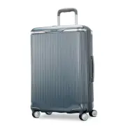 Samsonite Silhouette 17 27" Check Hardside Spinner Luggage Slate Blue Suitcase