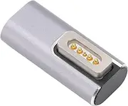 Type C to Magnetic L-Tip Adapter, USB C PD 100W Power Fast Charging Connector for OS X Laptop, L-Head, Magnetic Suction Interface (Type C to Magnetic Adapter)