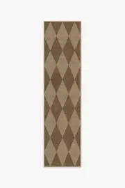75' x 305' | Machine Washable Runner Rug | Kid & Pet Friendly | Indoor Rug | Palazzo Latte Brown Re-Jute Rug | Ruggable