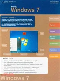 在飛比找三民網路書店優惠-Microsoft Windows 7 Course/ No