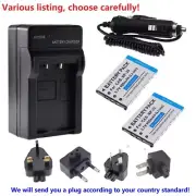 Battery or charger for Casio Exilim NP-20 NP-20DBA, NP-20-DBA EX-Z65 EX-Z75