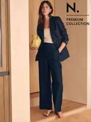 Navy N Premium 100% Linen Blazer (AU2959) | $206