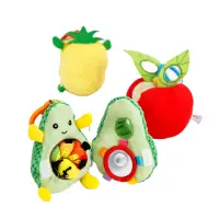 在飛比找momo購物網優惠-【KTOY】毛毛蟲吃水果可掛寶寶安撫玩具(毛毛蟲安撫玩具 寶