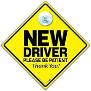 Learner Drivers P Plate Sign,14cm x 14cm