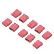2.54mm Closed Short Circuit Cap Jumper Cap Blocks Connector, Red 40pcs