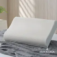 在飛比找PChome24h購物優惠-HOYACASA 泰國乳膠工學包覆護頸枕-人體工學型(一入)