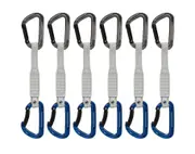 Mammut Workhorse Keylock 17cm 6-Pack Quickdraws - Grey/Blue
