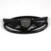 1pc GENESIS Coupe WING Auto Hood Car FrontTrunk Rear Lid Emblem Badge for GENESIS COUPE 2010-2015 Glossy Black