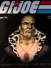 GI Joe Profit Director Destro and Pimp Destro Resin Bust Diamond Select NIB