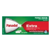 Panadol Extra 32 Caplets Effective Pain Relief Paracetamol 500mg Caffeine 65mg