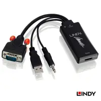 在飛比找蝦皮商城優惠-LINDY 林帝 VGA +音源 TO HDMI 1080P