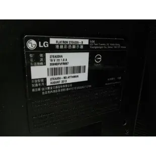 大台北 永和 二手 AD板 LG 27吋 27EA33VA 主板 主機板 拆機良品