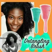 Detangling Brush for Curly Hair, Detangler for African American Natural hair PB