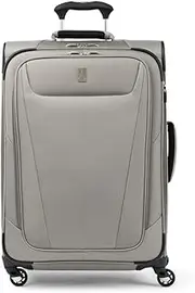 [Travelpro] Maxlite 5 Softside Expandable Luggage with 4 Spinner Wheels, Lightweight Suitcase, Men and