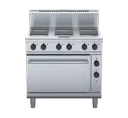 Waldorf 800 Series RN8610SEC - 900mm Electric Sealed Hobs Range Convection Oven
