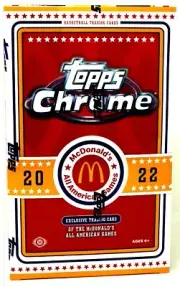 2022 TOPPS CHROME MCDONALD'S ALL AMERICAN BASKETBALL HOBBY CASE BLOWOUT CARDS