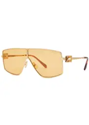 Miu Miu D-frame Sunglasses - Gold ONE SIZE